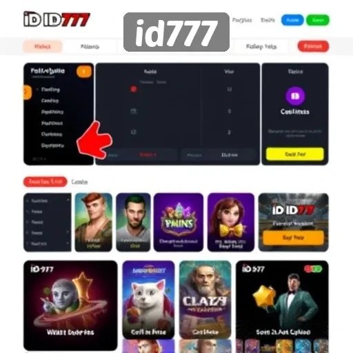 Tampilan Antarmuka yang User-Friendly pada Situs id777
